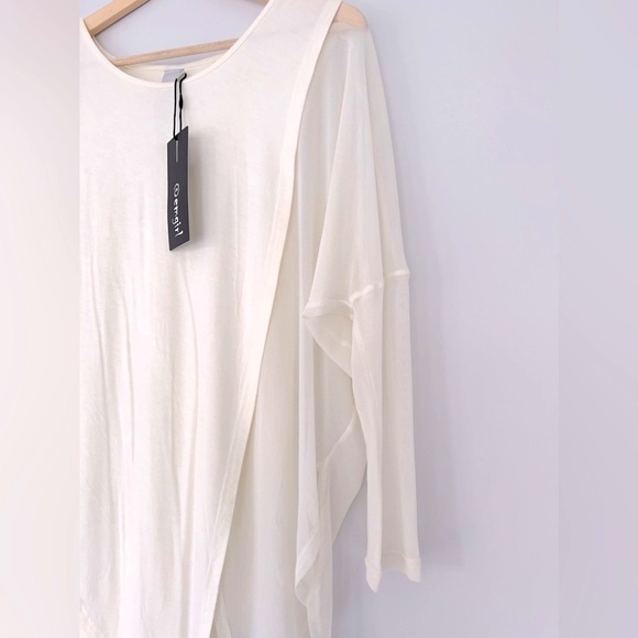 IVORY MESH TOP (WEEKEND SALE) - Picture 3 of 6